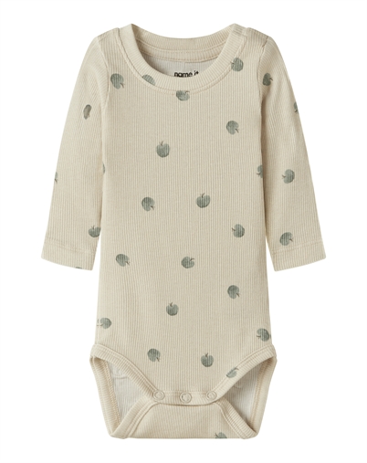 Name It - NBMFoapple Bodystocking - Almond Milk